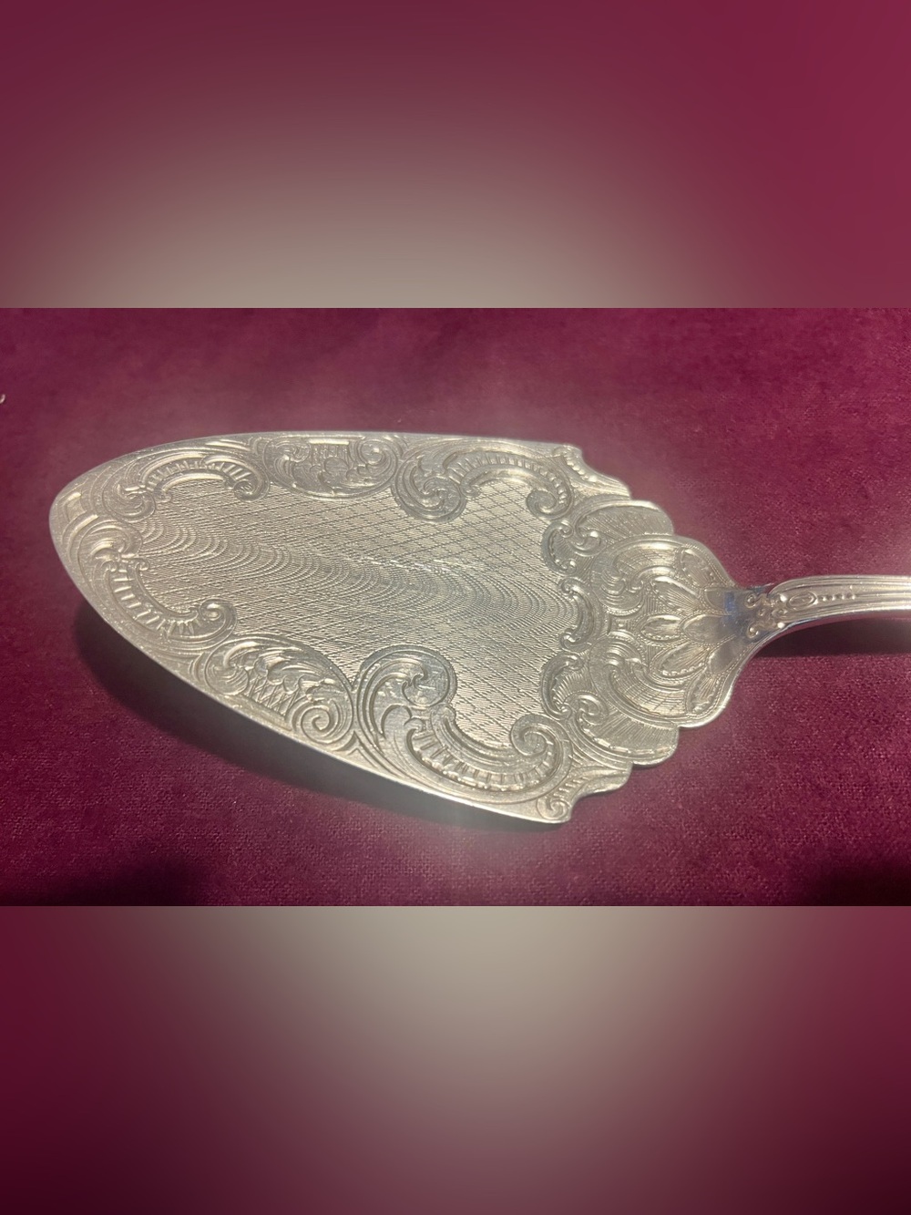 Standard Silver Co. / St. Louis | Silver-Plate Antique Cake Server | 1900s - Picture 6 of 8